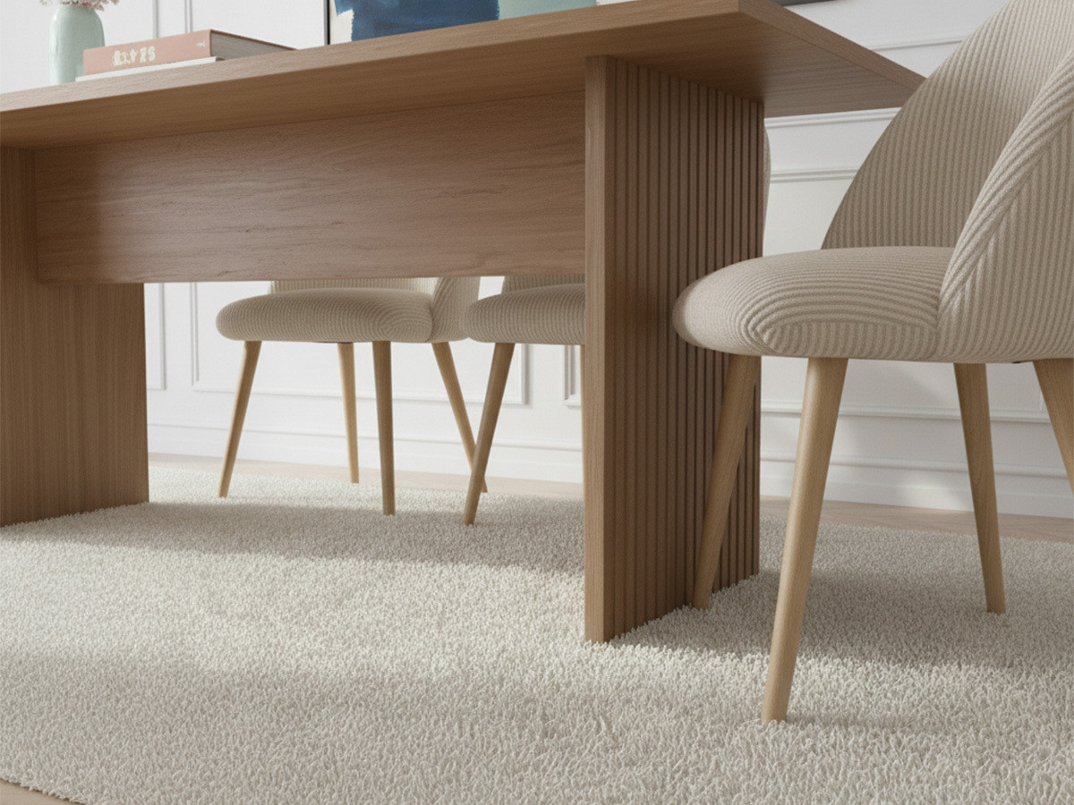 Table à manger 200 cm AGATHE effet chêne — vue 6