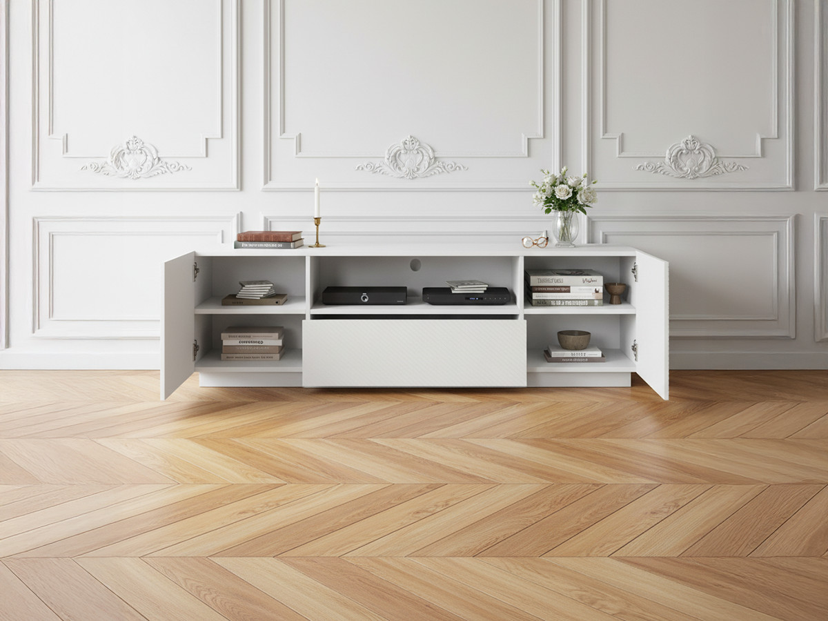Meuble TV 167 cm ALICE avec niche