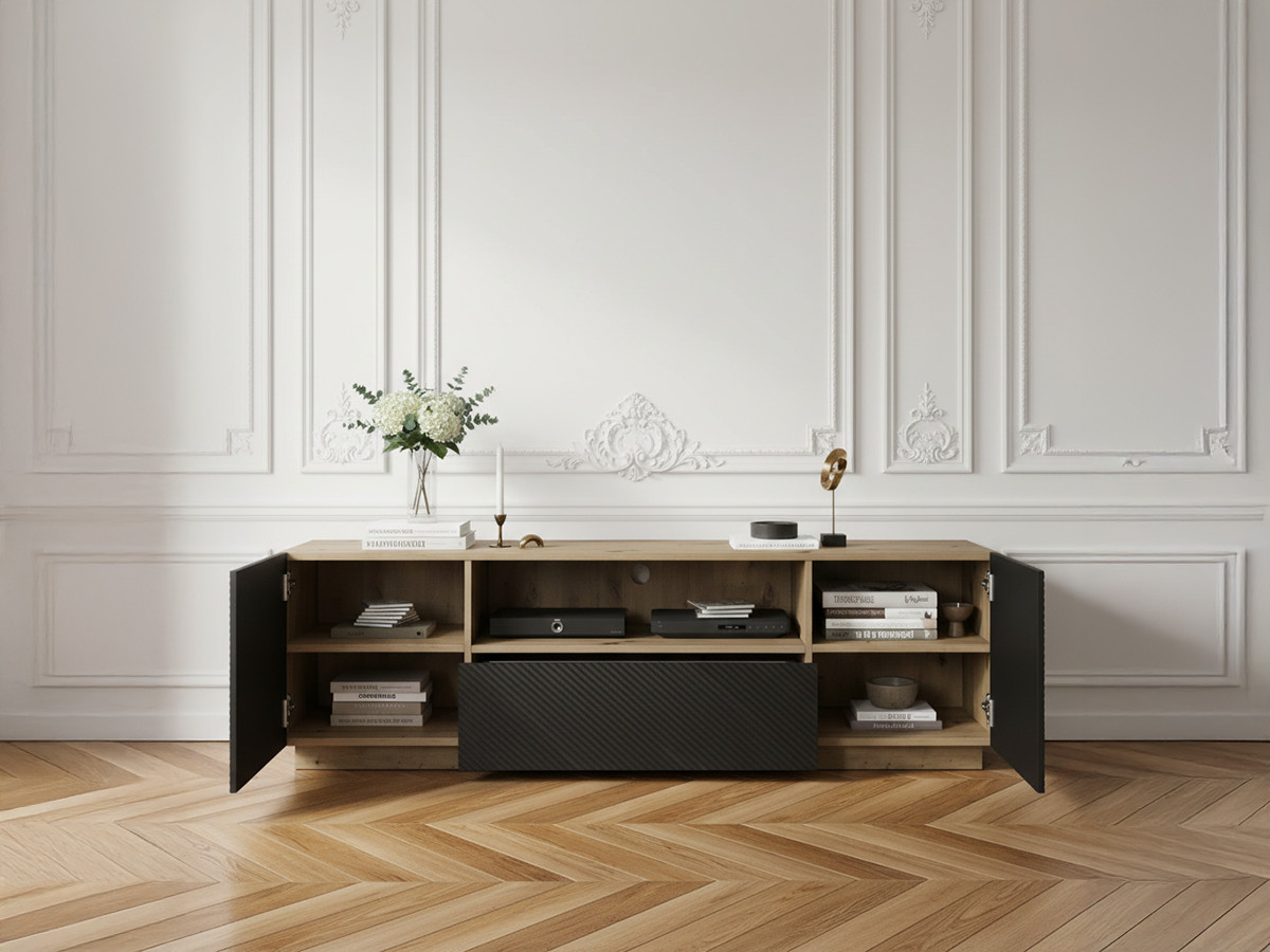 Meuble TV 167 cm ALICE avec niche