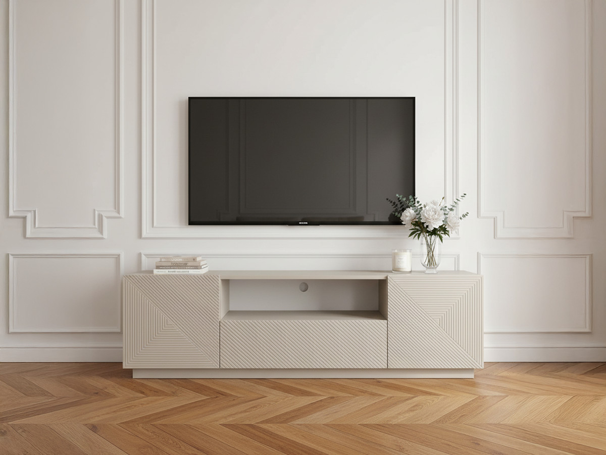 Meuble TV 167 cm ALICE avec niche