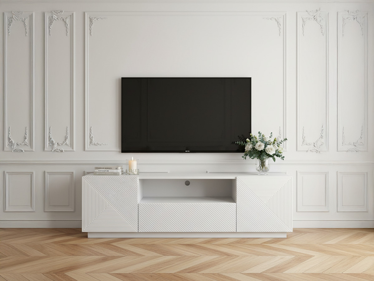 Meuble TV 167 cm ALICE avec niche