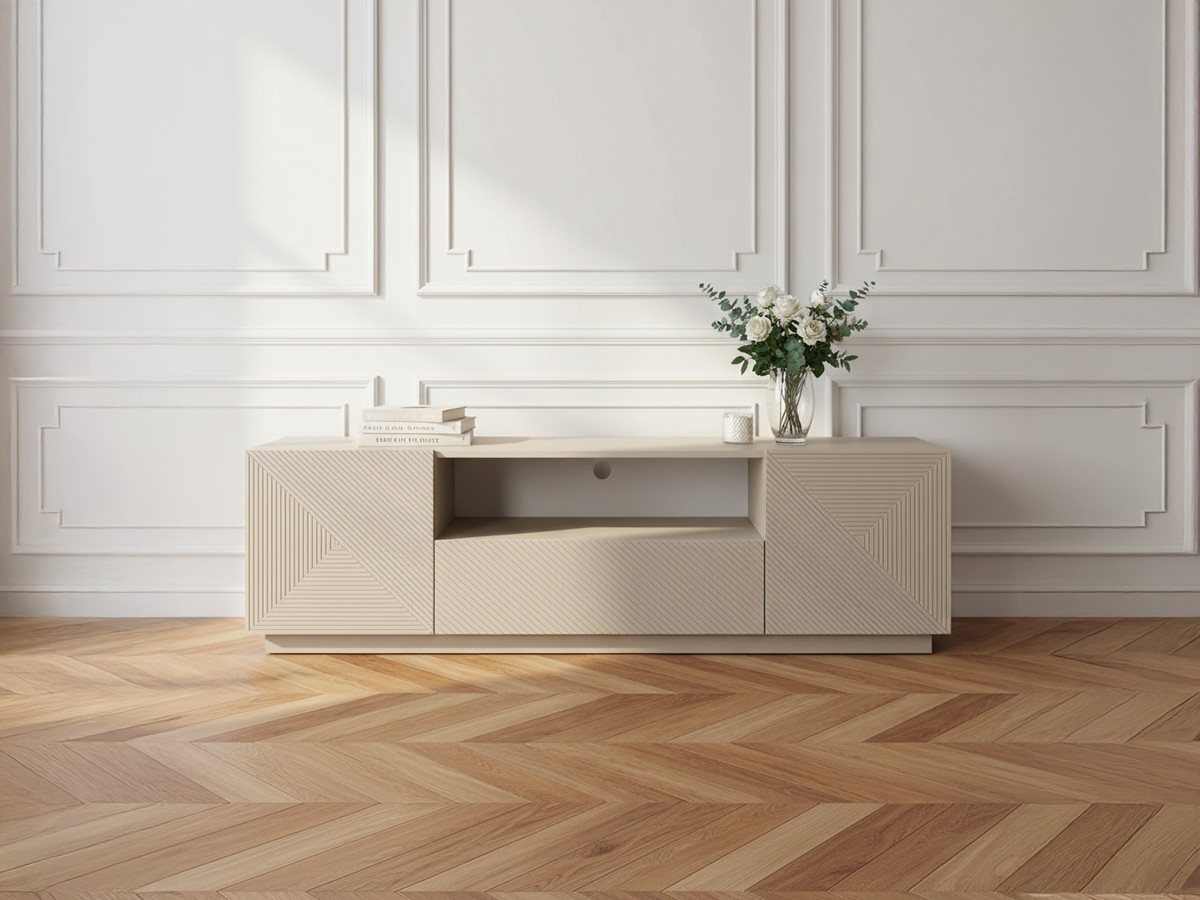 Meuble TV 167 cm ALICE avec niche