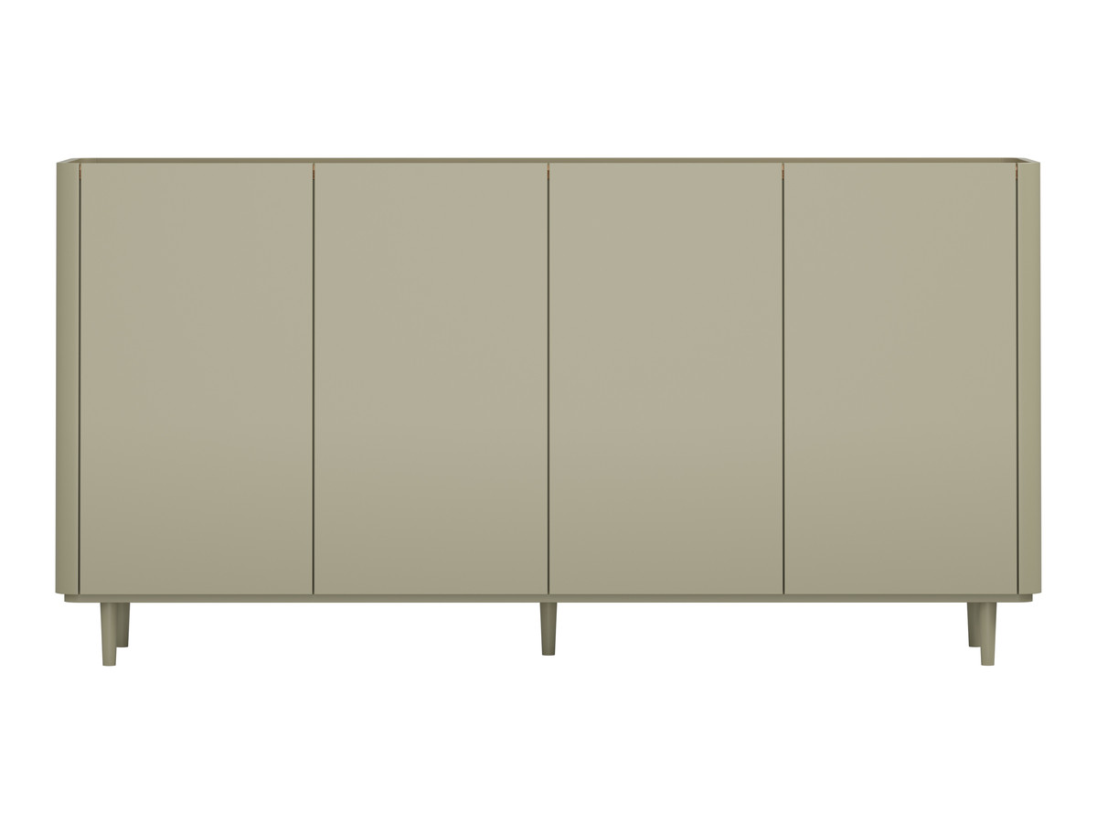 Buffet 4 portes 200 cm ANYRA pieds en bois massif