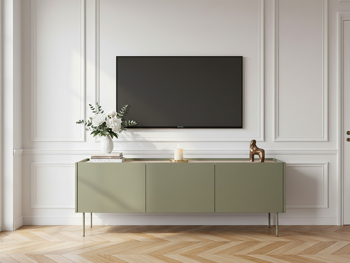 ATLAS 170 cm 3-deurs tv-meubel