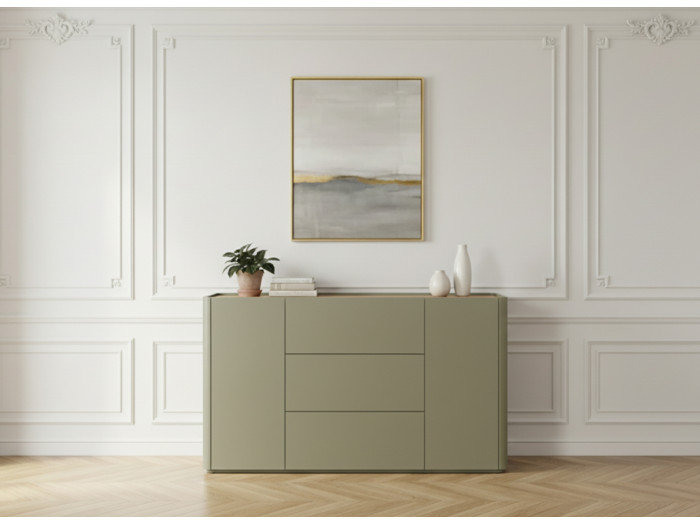 Buffet 2 portes 3 tiroirs 150 cm ANYRA