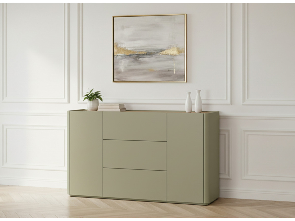 Buffet 2 portes 3 tiroirs 150 cm ANYRA