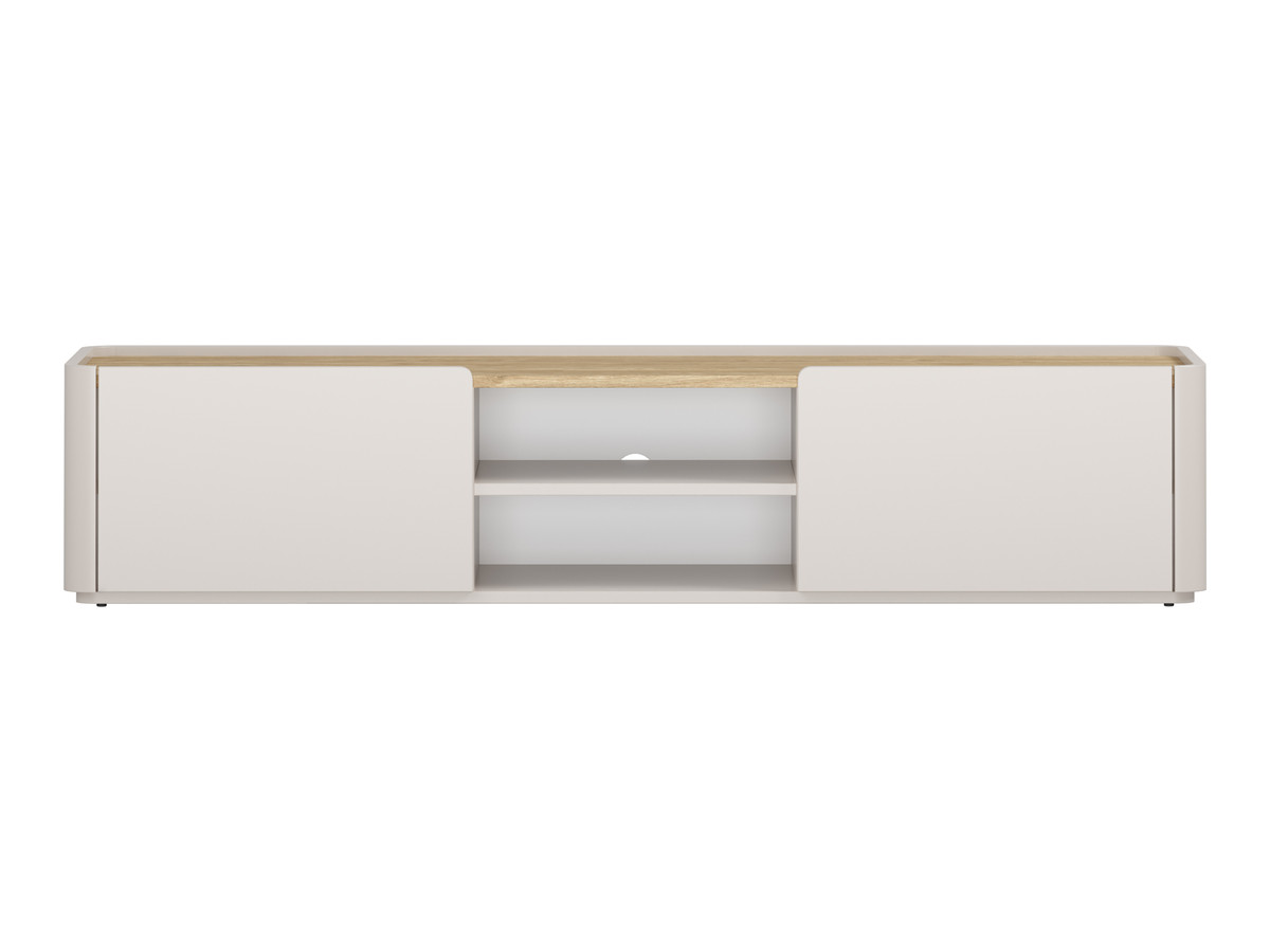 Meuble TV 1 porte 1 tiroir 170 cm ANYRA beige