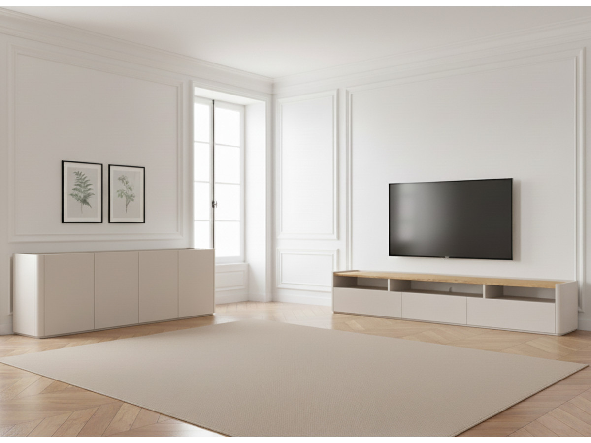 ANYRA set met 200cm dressoir + 200cm tv-meubel