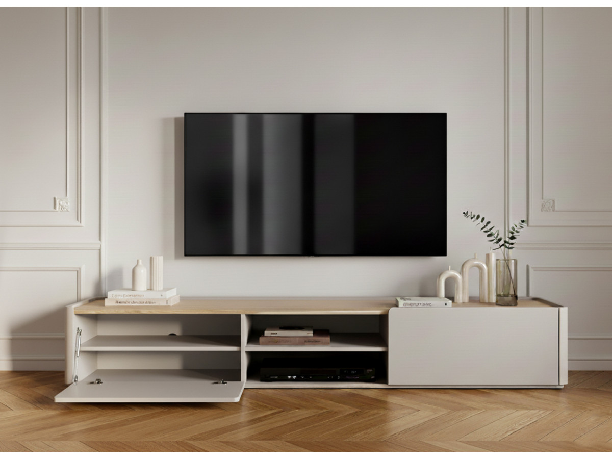 Meuble TV 1 porte 1 tiroir 170 cm ANYRA