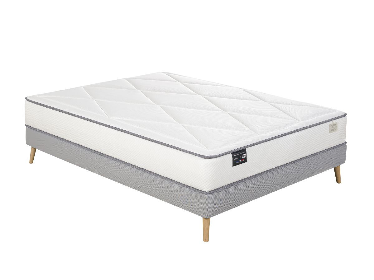 Ensemble matelas ressorts ensachés IENA + sommier — vue 5