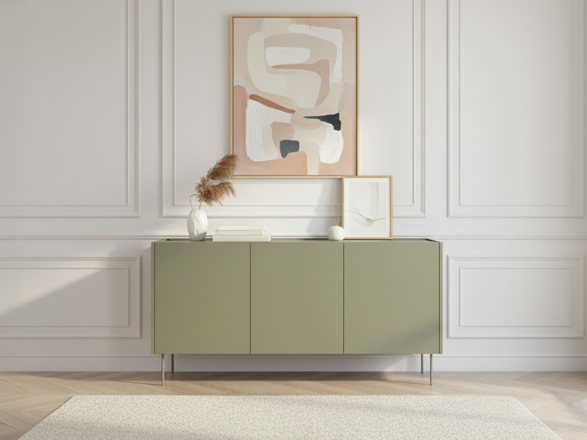 Buffet 3 portes 170 cm ATLAS vert