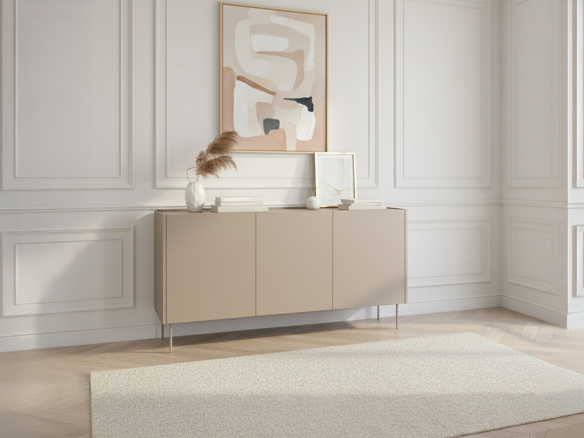 Buffet 3 portes 170 cm ATLAS beige — vue 4