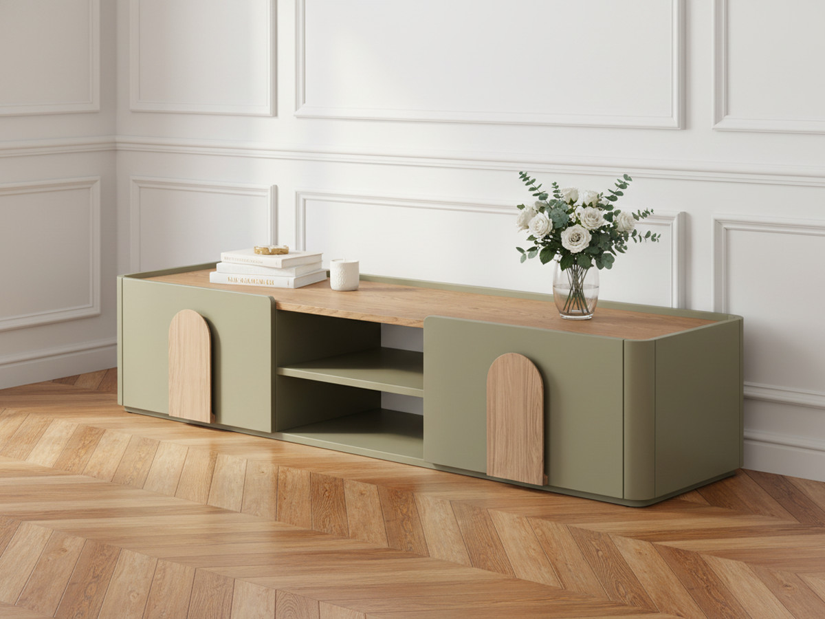 Meuble TV 1 porte 1 tiroir 170 cm ENYRA