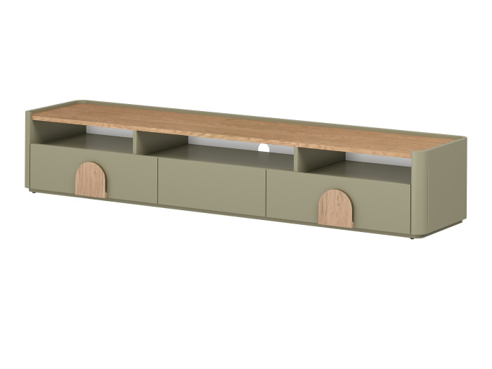 Meuble TV 1 porte 2 tiroirs 200 cm ENYRA