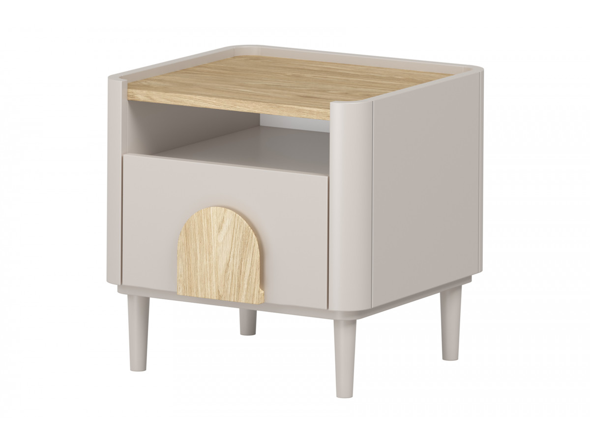 Table de chevet 1 tiroir ENYRA pieds bois massif