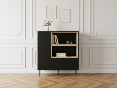 Buffet haut 2 portes 120 cm ATLAS avec niches