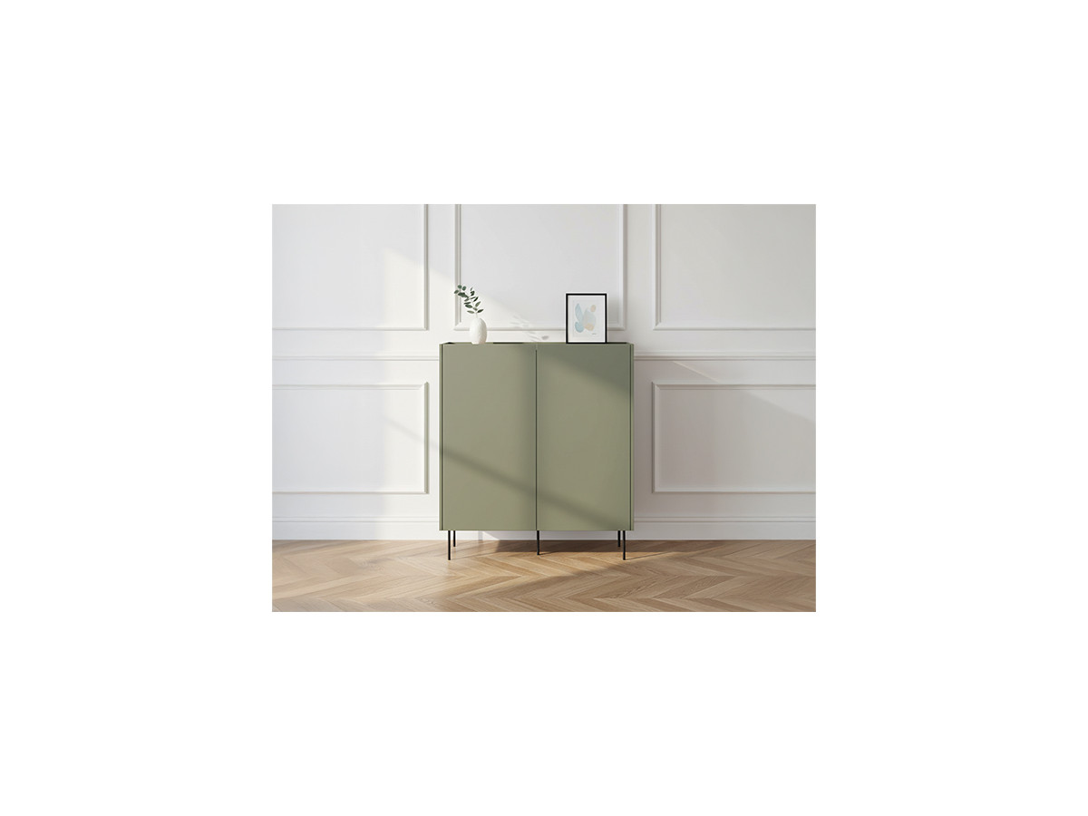 Buffet haut 2 portes 120 cm ATLAS vert