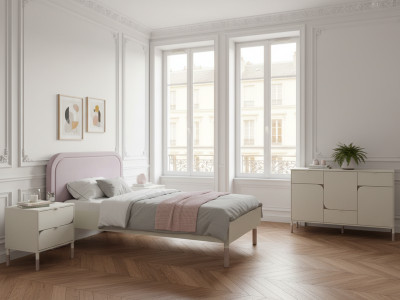 Ensemble lit enfant BOREO avec commode + chevet