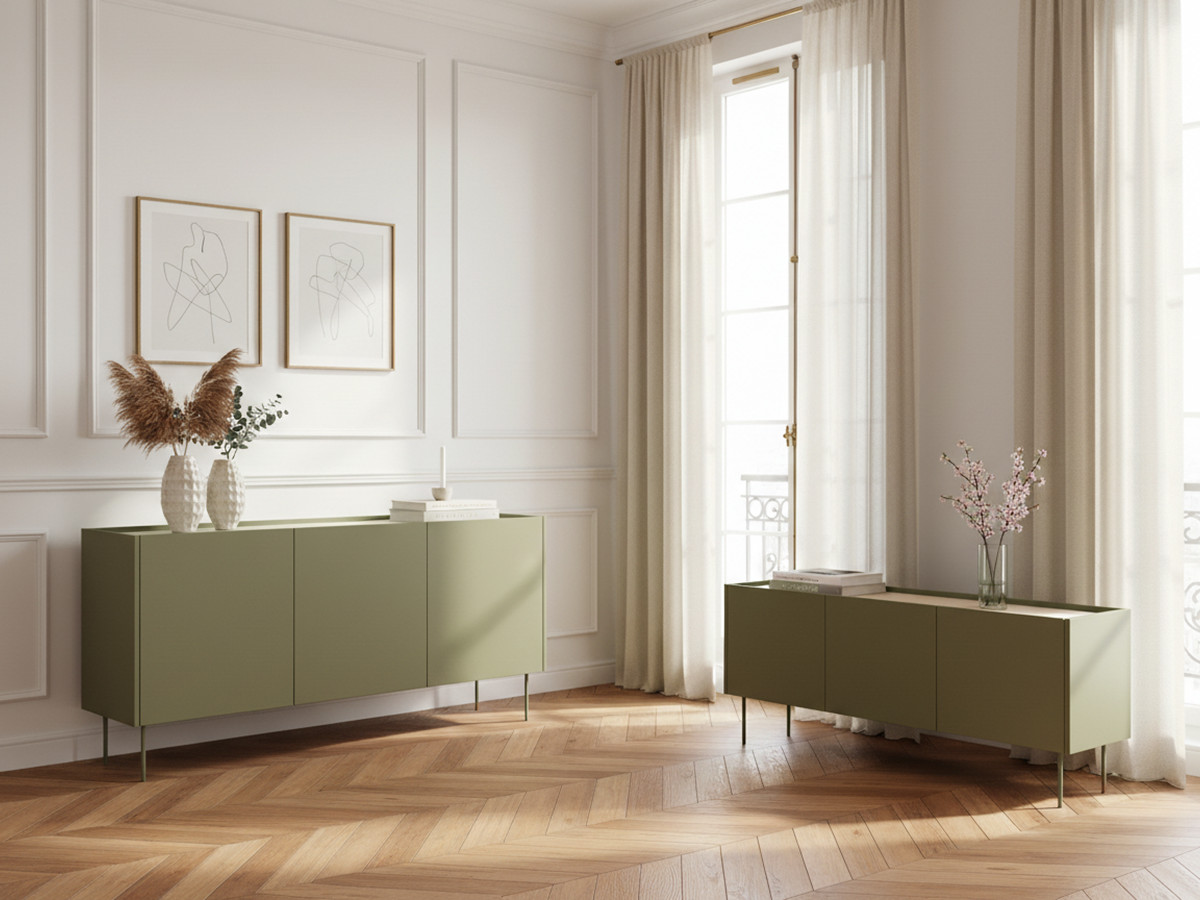 ATLAS set met 170 cm dressoir + 170 cm tv-meubel