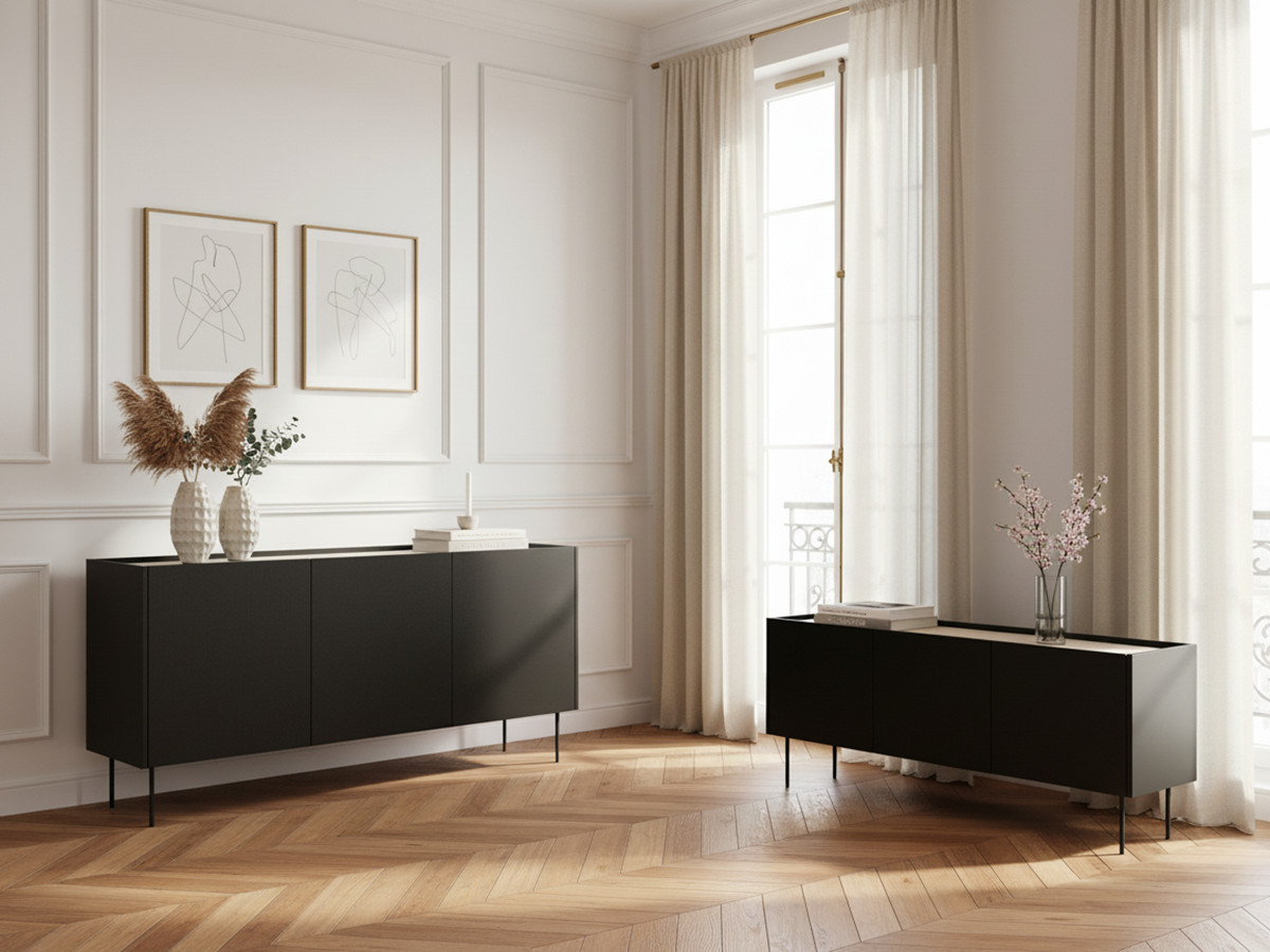 Ensemble ATLAS avec buffet 170 cm + meuble TV 170 cm