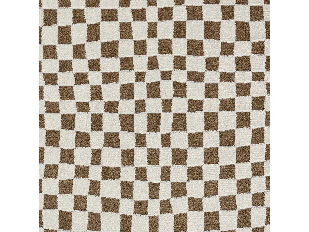 Tapis poils courts SULLY motifs damier