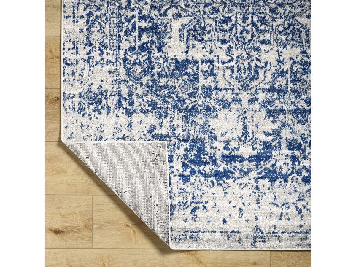 Tapis poils ras LALLA vintage bleu — vue 5
