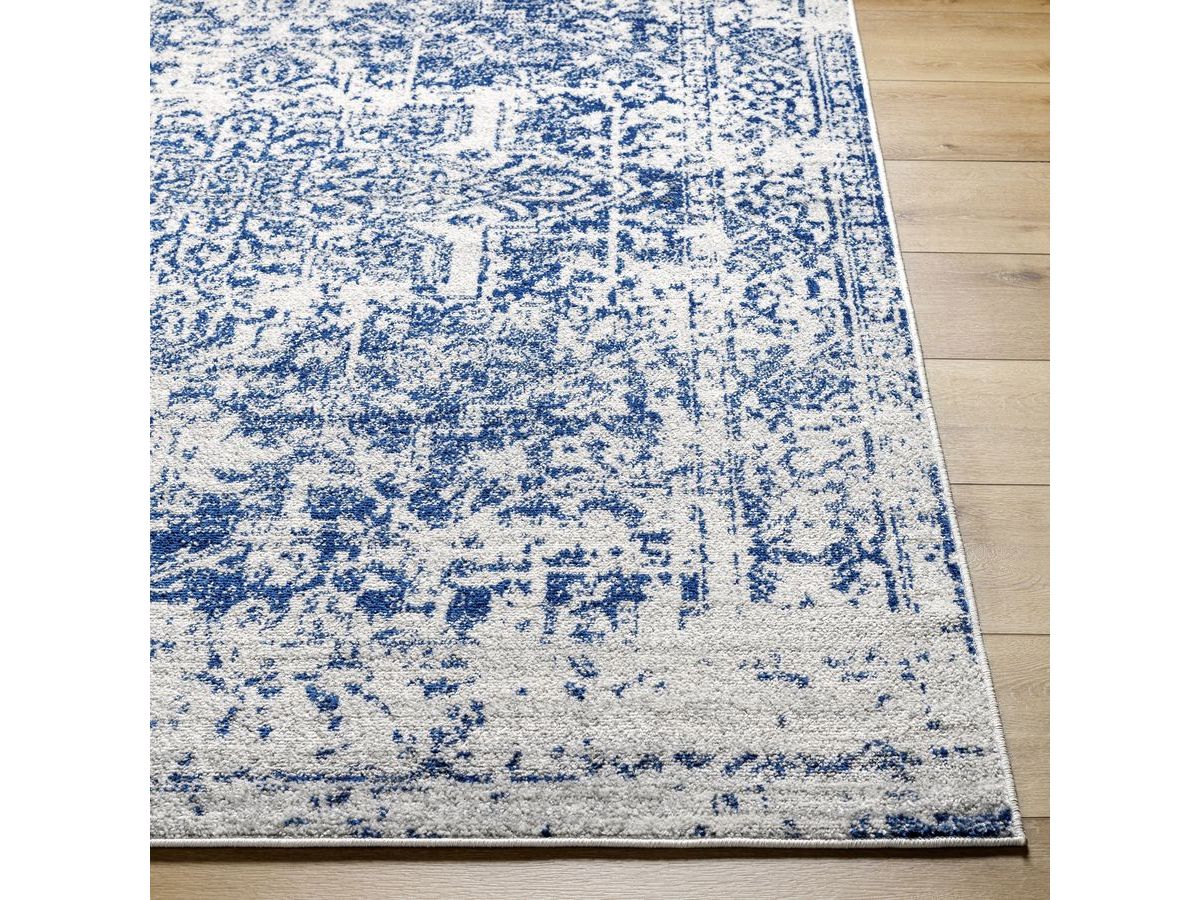Tapis poils ras LALLA vintage bleu — vue 6