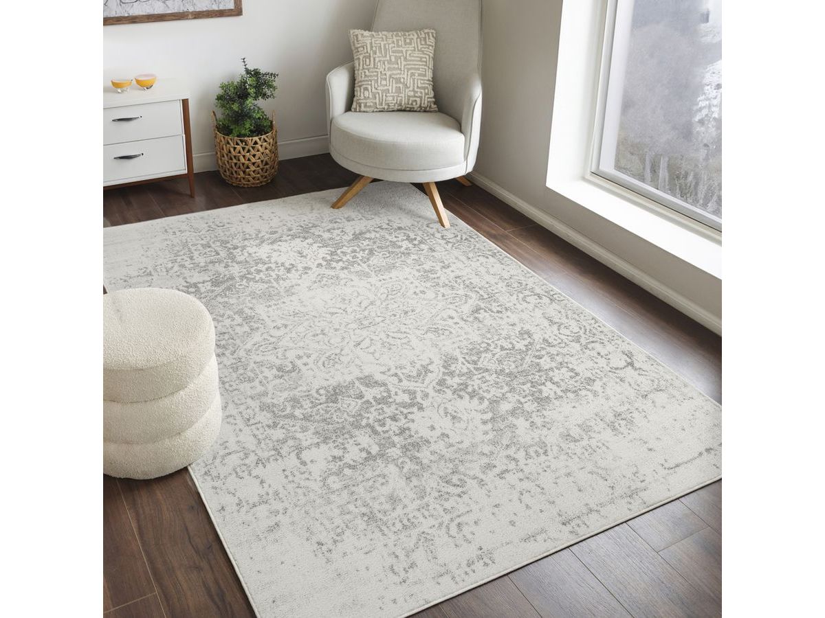 Tapis poils ras LALLA vintage gris 120x170 BOBOCHIC Tapis poils ras LALLA vintage gris 120x170 BOBOCHIC