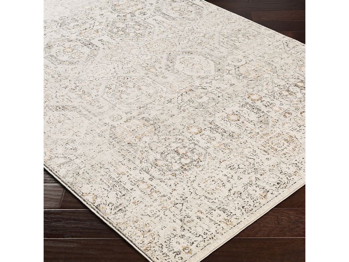 Tapis poils ras SORAYA vintage gris — vue 4