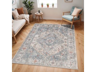 Tapis poils ras NOURA vintage