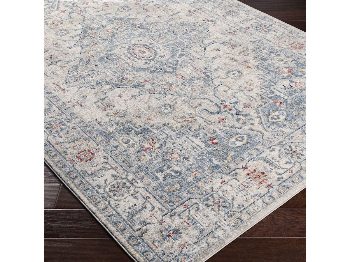 Tapis poils ras NOURA vintage gris — vue 4
