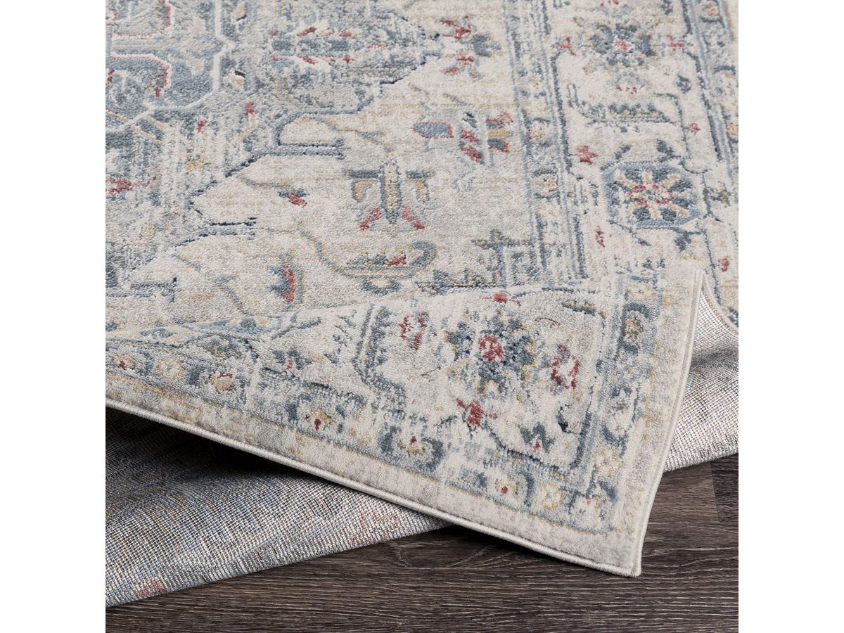 Tapis poils ras NOURA vintage gris — vue 5