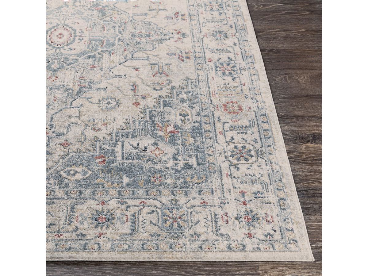 Tapis poils ras NOURA vintage gris — vue 6