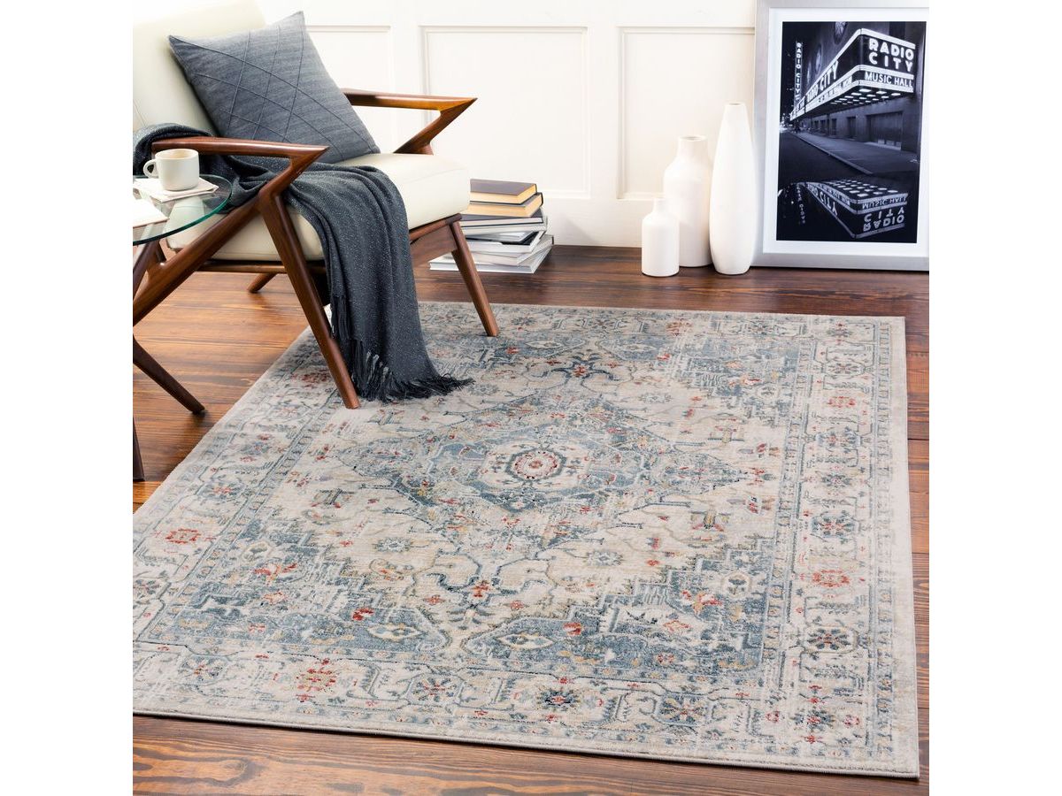 Tapis poils ras NOURA vintage