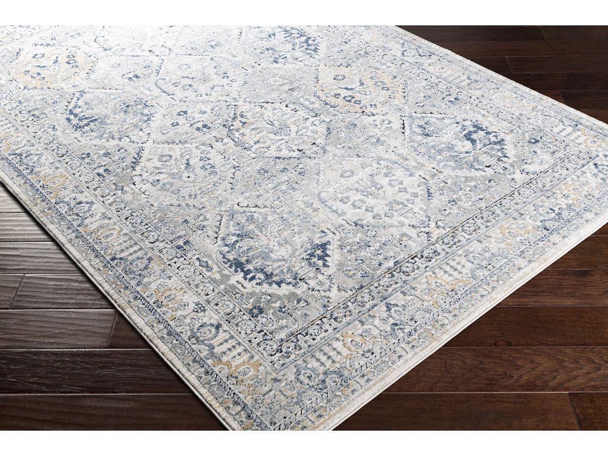 Tapis poils ras RANYA vintage gris — vue 6