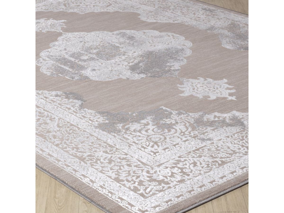 Tapis poils ras HORIA vintage beige — vue 5