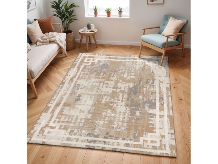 Tapis poils ras MINA vintage