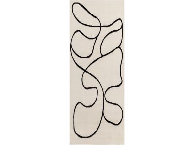 Tapis de couloir poils ras EDITH motif abstrait