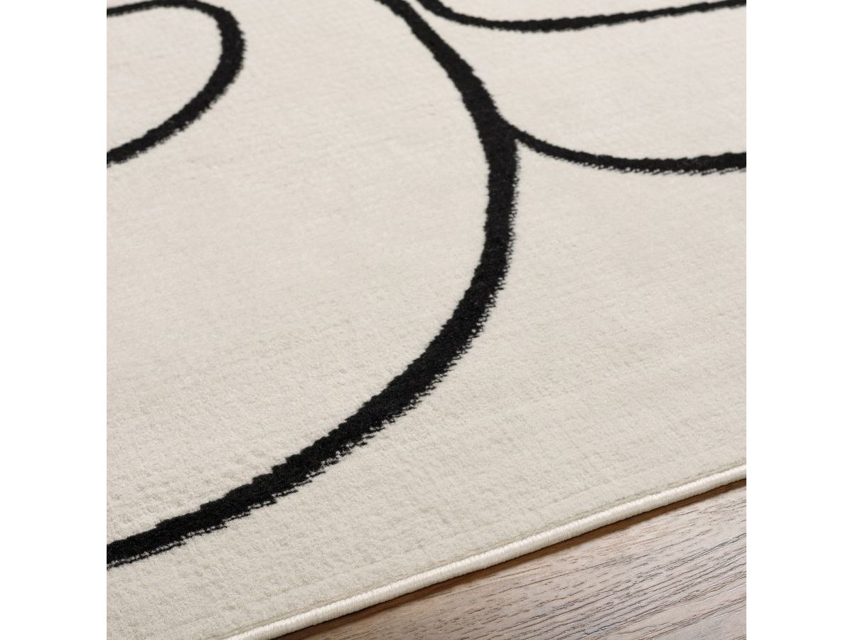 Tapis de couloir poils ras EDITH motif abstrait