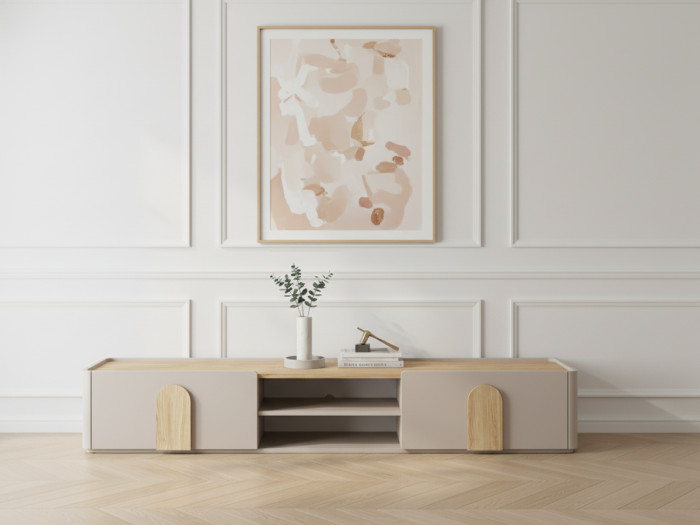 Meuble TV 1 porte 1 tiroir 220 cm ENYRA