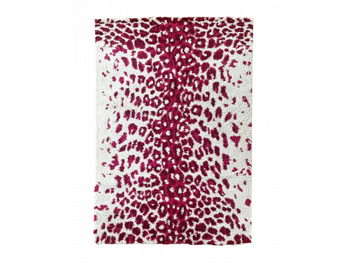 Tapis shaggy MERYL motif léopard Edition Limitée
