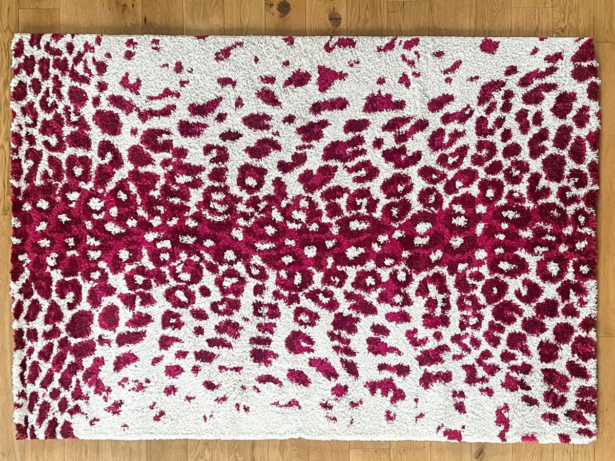 MERYL shaggy vloerkleed, luipaardprint, Limited Edition