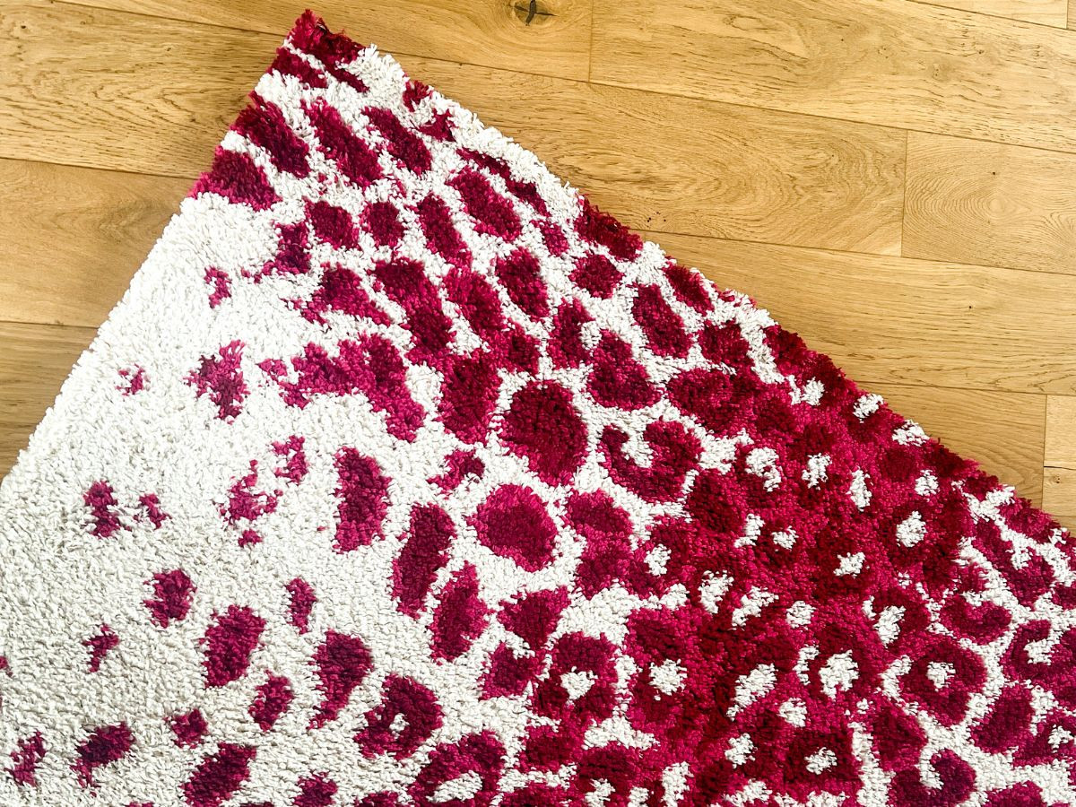 MERYL shaggy vloerkleed, luipaardprint, Limited Edition