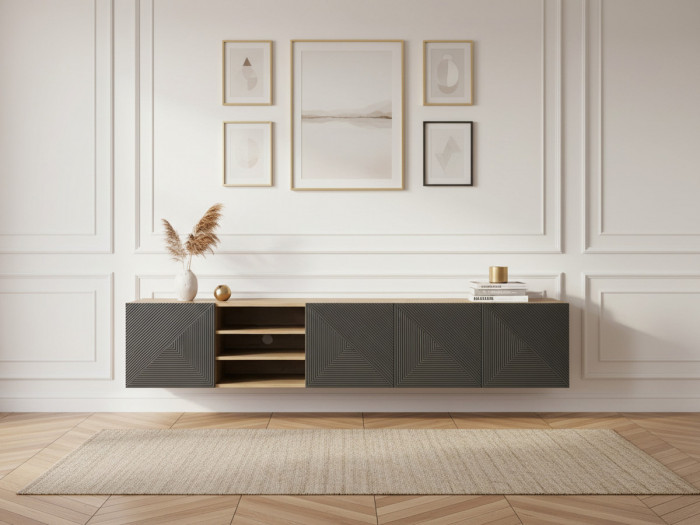 Meuble TV à suspendre 200 cm ELIA