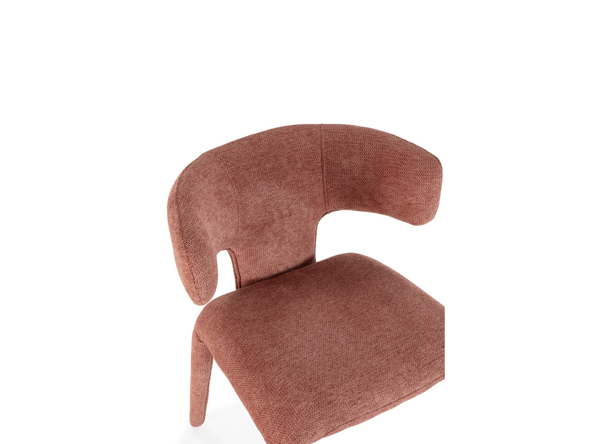 Set van 2 MILA stoelen in structuurstof