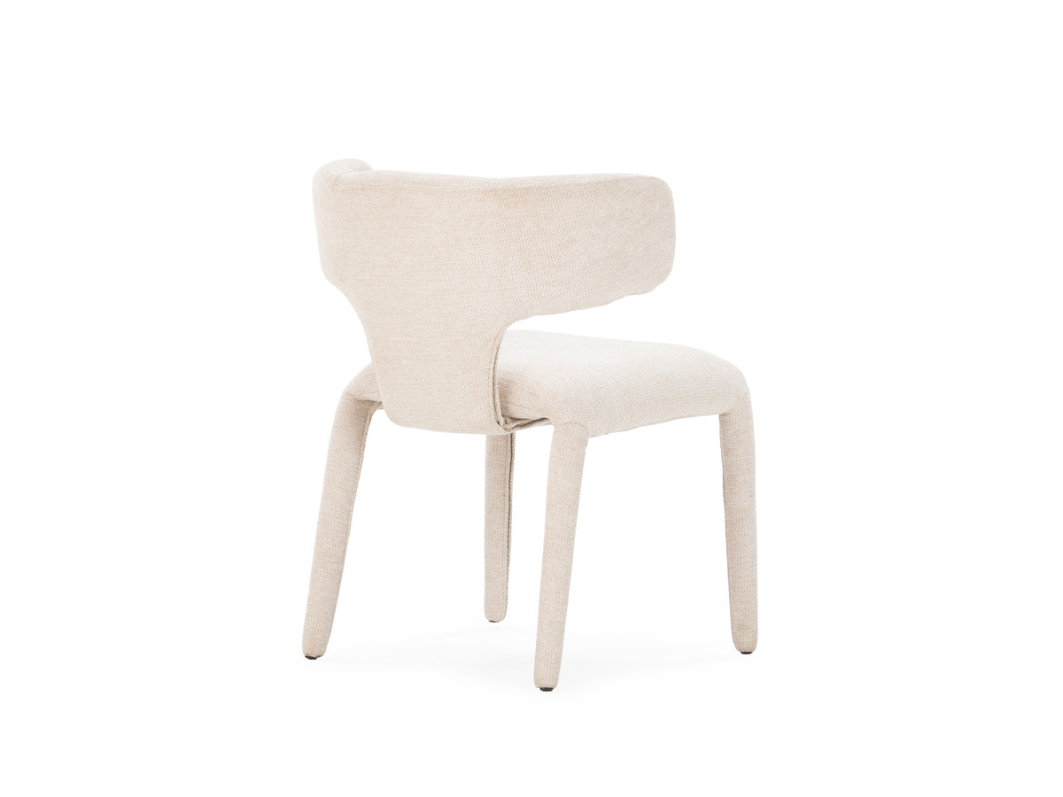 Set van 2 MILA stoelen in structuurstof