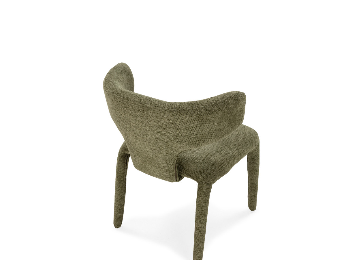 Set van 2 MILA stoelen in structuurstof