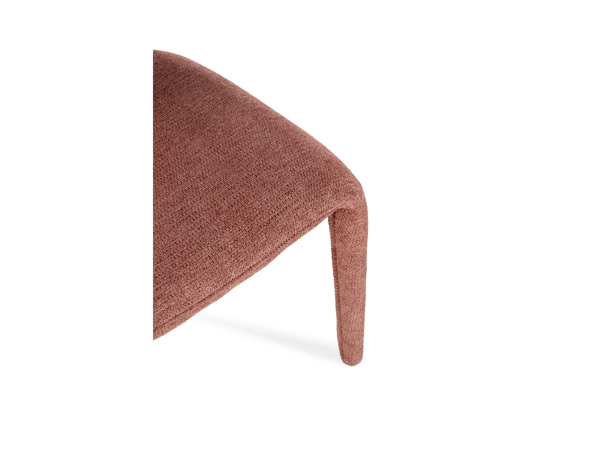 Eetkamerset SASHA met ovale beige eettafel 220 cm + stoelen MILA in structuurstof