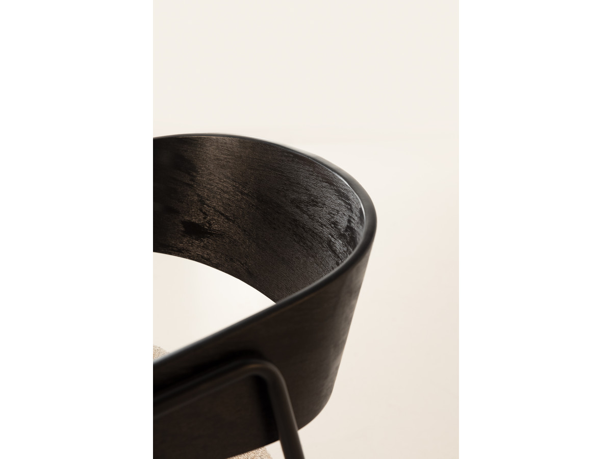 Lot de 2 chaises SOREN tissu texturé