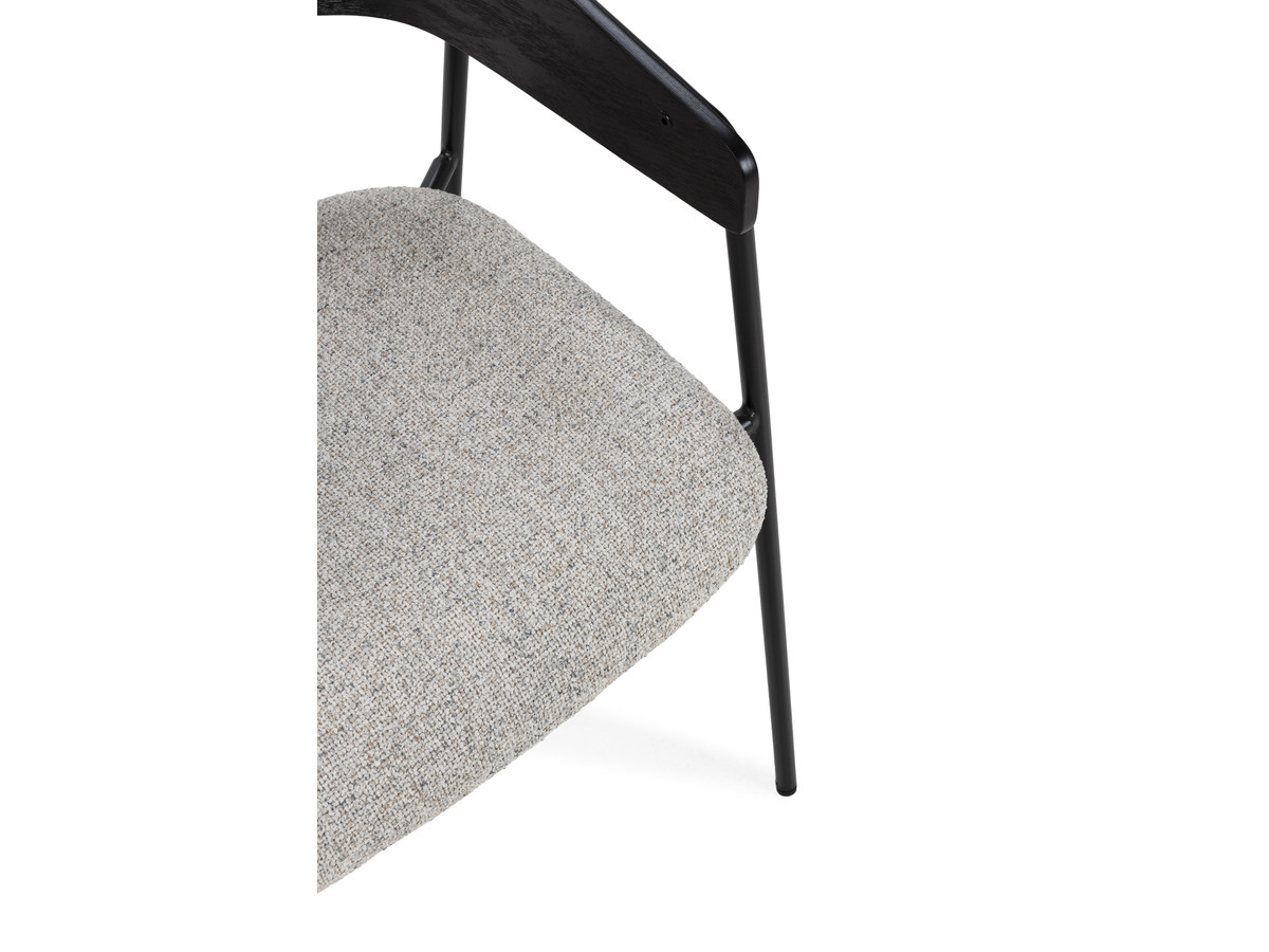 Lot de 2 chaises SOREN tissu texturé